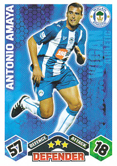 Antonio Amaya Wigan Athletic 2009/10 Topps Match Attax #332